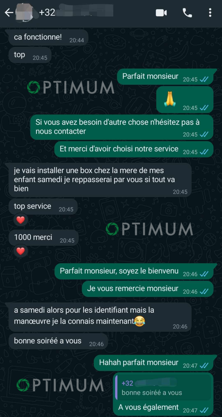 abonnement iptv belgique - Avis client 2